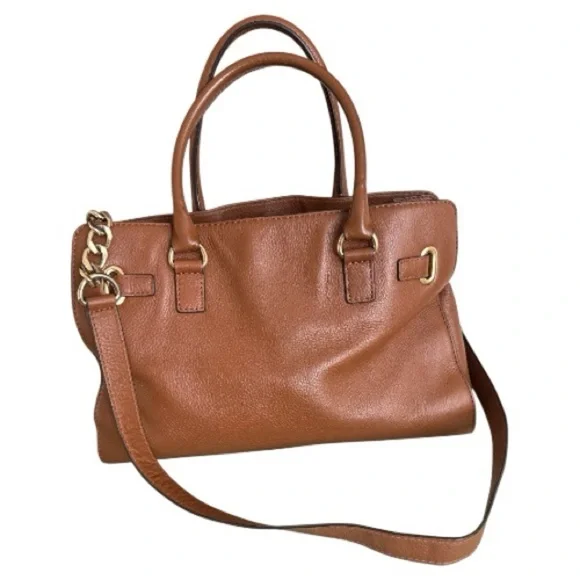 Michael Kors Hamilton Large East West Pebbled Leather Tote Shoulder Bag - Picture 2 of 10